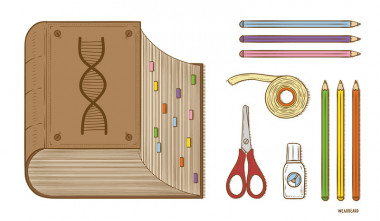 <p>Si el ADN es el libro de la vida, CRISPR es la colección de herramientas para editar su texto. Esta técnica revolucionaria ha hecho renacer en el lenguaje científico un nuevo capítulo para las metáforas. <a href="http://www.agenciasinc.es/Multimedia/Fotografias/El-sueno-de-editar-el-libro-de-la-vida" target="_blank">Ilustración</a>: Wearbeard</p>