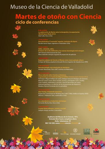 Cartel ciclo de conferencias