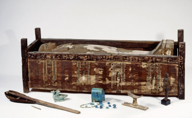 <p>Sarcófago de Tadja, Abusir el-Meleq. / bpk/Aegyptisches Museum und Papyrussammlung, SMB/Sandra Steiss</p>