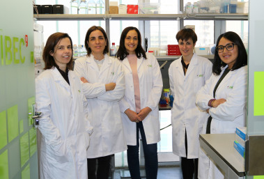 <p>El grupo de investigadoras liderado por Núria Montserrat. / IBEC</p>