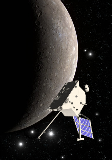 <p>La sonda <em>Mercury Planetary Orbiter</em> (MPO) orbitará Mercurio dentro de la misión Bepicolombo / ESA</p>