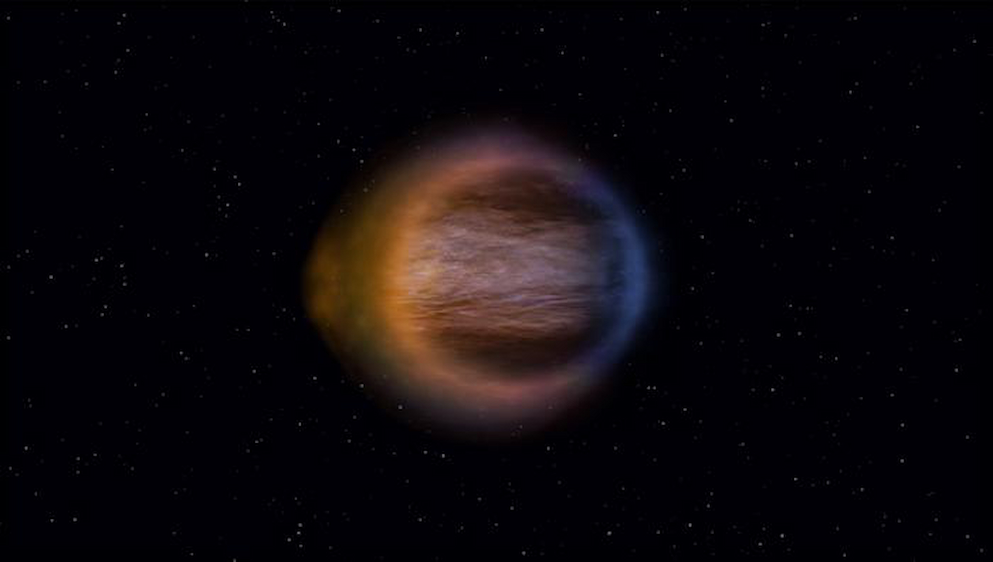 Descubren la verdadera forma de la atmósfera de un exoplaneta caliente