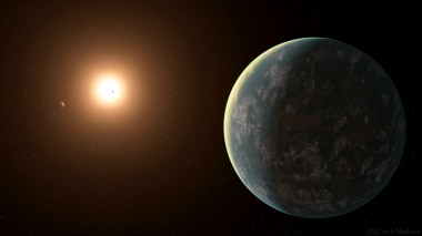 <p>Recreación artística del sistema planetario descubierto alrededor de la estrella GJ 357. / ©TESS Media Office</p>