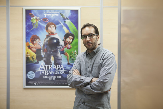 <p>Enrique Gato en las instalaciones de Light Bix/ Sinc</p>