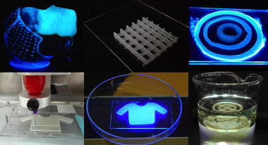 <p>Los investigadores han impreso con la tinta de bacterias multitud de objetos, como láminas con forma de máscara o de camiseta y estructuras enrejadas con diversas formas. / Manuel Schaffner and Patrick A. Rühs</p>