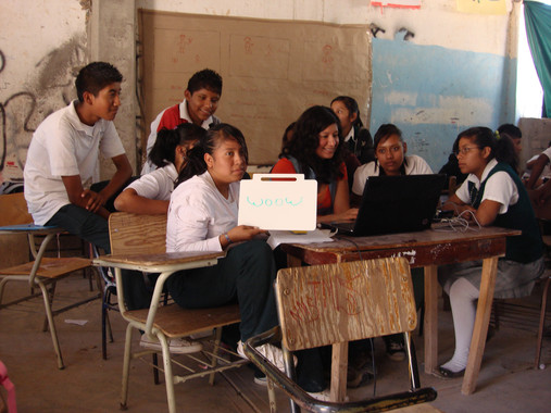 <p>Estudiantes de Tlapa de Comonfort (Guerrero, México). / Luz Lazos</p>