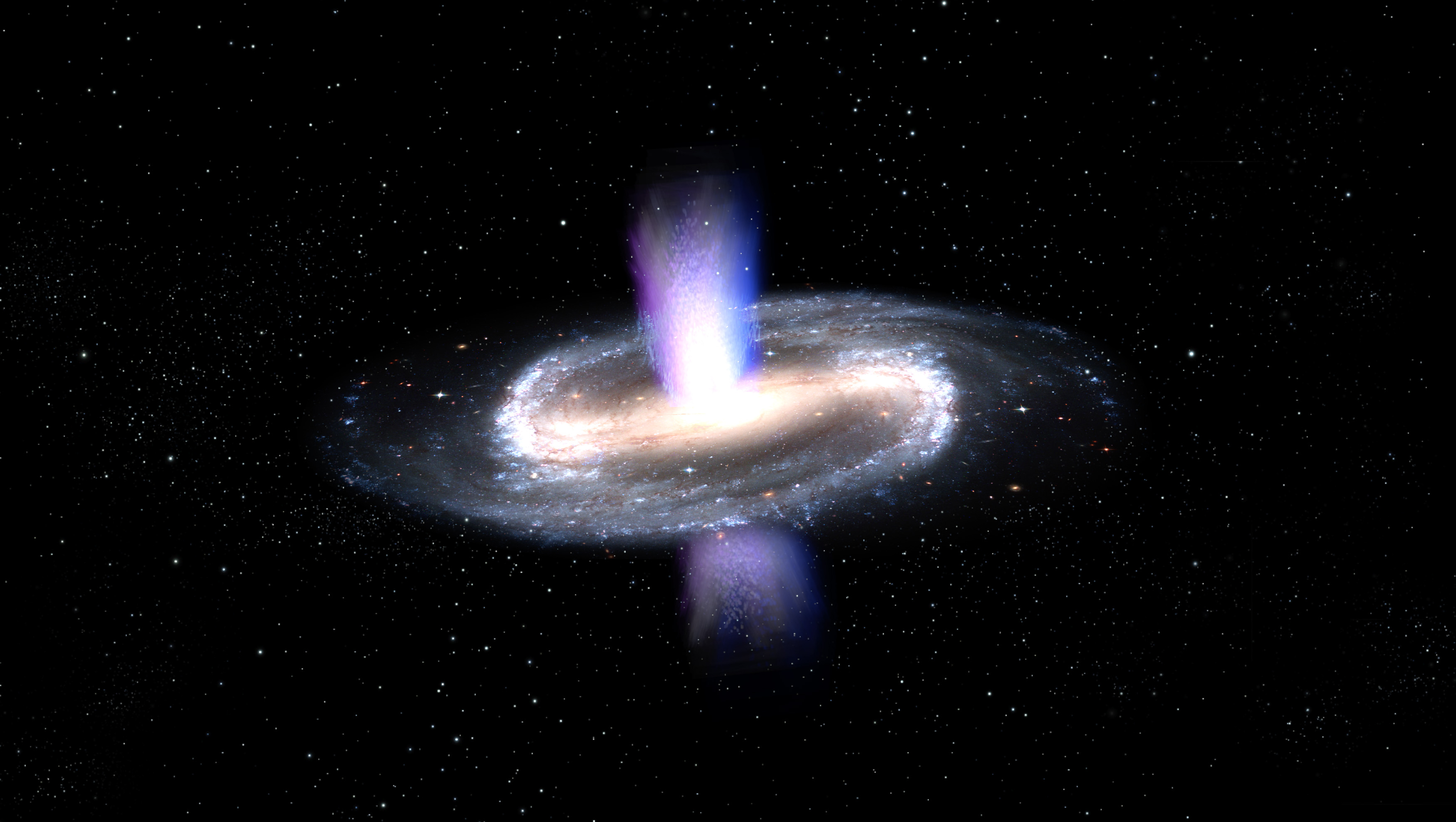 Vientos de rayos X dificultan la creación de nuevas estrellas en una ...