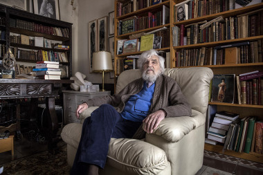 <p>El matemático Ernesto García Camarero también es un apasionado de la historia de la ciencia. / Olmo Calvo/SINC</p>