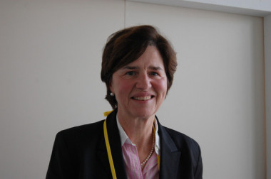 <p>Katherine Richardson durante su participación en Berlín en el Falling Wall Conference / Sinc</p>