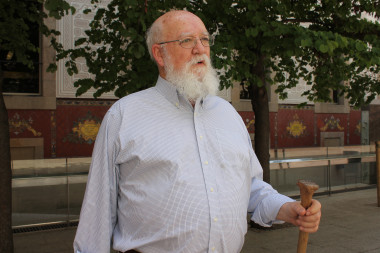 <p>Daniel Dennet, durante su última visita a Barcelona / SINC</p>
