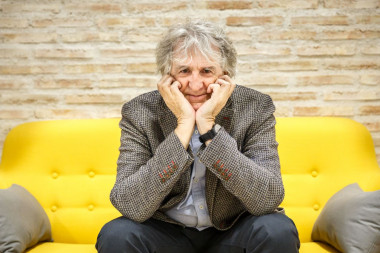 <p>Juan Luis Arsuaga en la sede de la Fundación Gadea Ciencia en Madrid. / Álvaro Muñoz Guzmán (SINC)</p>