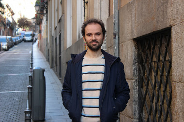 <p>El matemático Mickaël Launay en su visita a España / ICMAT</p>