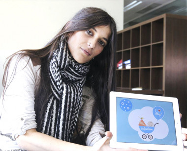 <p>Karen Márquez, una de las ganadoras del TR35 España 2013 con su proyecto Infantium. / Domenèc Umbert</p>