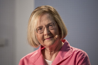 <p>Elizabeth Blackburn durante la rueda de prensa en Madrid. / Olmo Calvo, SINC</p>