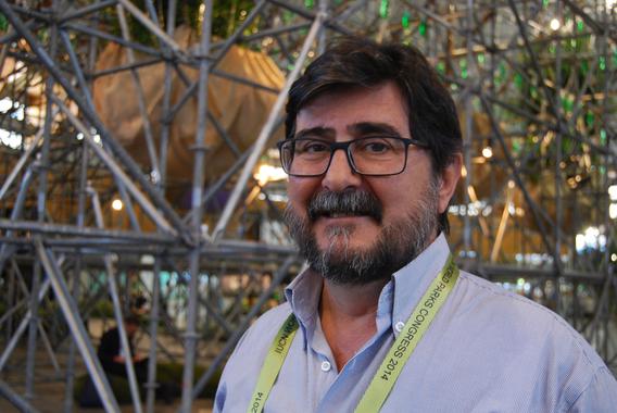 <p>Manuel Durban, director del Parque Nacional del Teide, en el Congreso Mundial de Parques de Sídney (Australia). / Sinc.</p>
