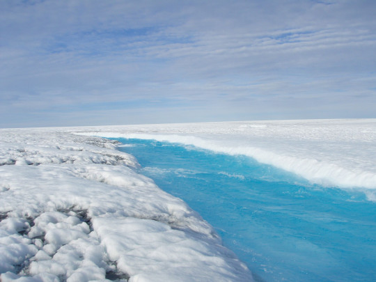 Corriente de agua de la capa superficial de Groenlandia / Sarah Das