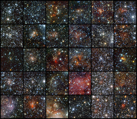 <p>El telescopio VISTA ha encontrado casi un centenar de nuevos cúmulos estelares. Imagen: ESO/J. Borissova.</p>