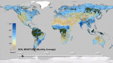 <p>Los 32 años de datos permitirán hacer un cálculo robusto de la climatología. Imagen: ESA</p>