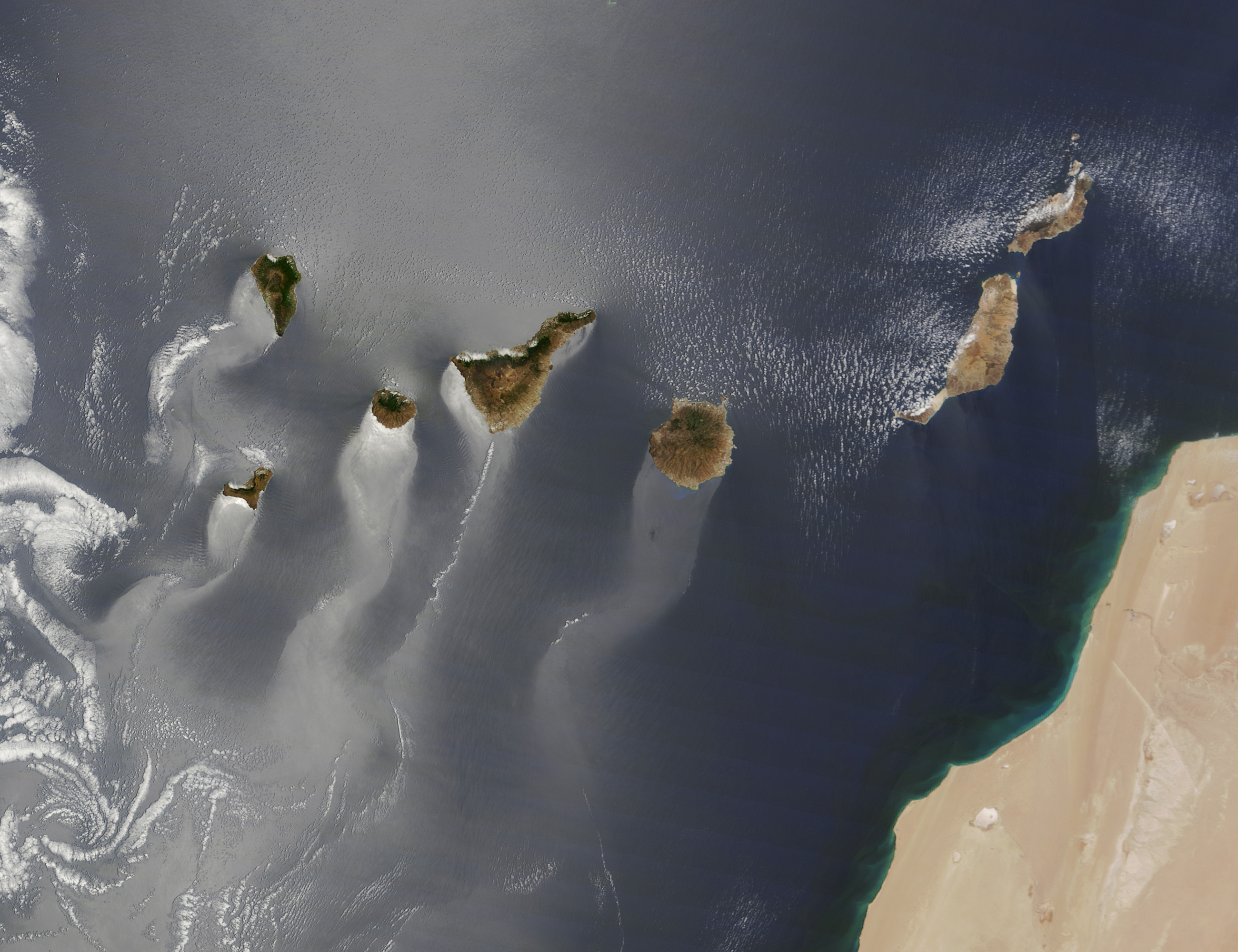 Las Islas Canarias, protagonistas de la imagen del año de la NASA