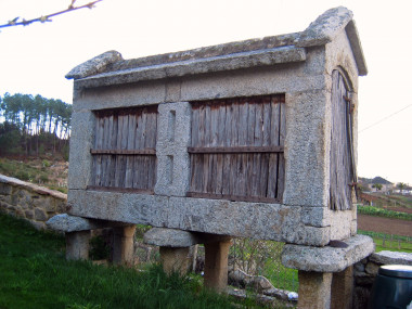 <p>Hórreo gallego. Imagen: Cayetano</p>