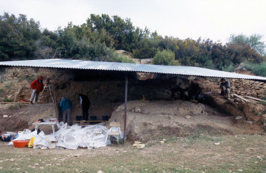 <p>El reciclaje pudo haber sido determinante en las poblaciones cazadoras y recolectoras del Paleolítico. En la fotografía, yacimiento Molí del Salt en Tarragona. Imagen: M. Vaquero et al.</p>