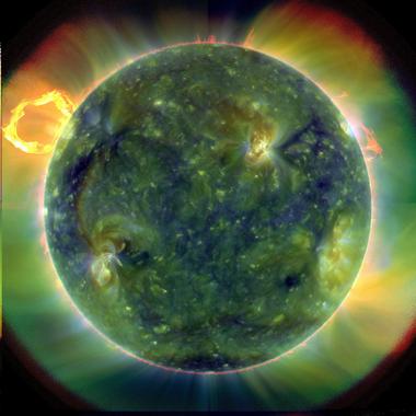 <p>El Sol presenta un ciclo de once años a lo largo del que su actividad magnética. Imagen: NASA</p>