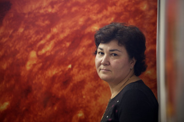 <p>Consuelo Cid, profesora de la Universidad de Alcalá de Henares, coordina el Servicio Nacional de Meteorología Espacial. / SINC</p>
