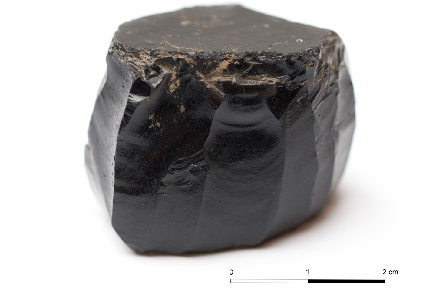 Seis piezas de obsidiana recorrieron 1.200