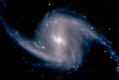 <p>Imagen de la galaxia NGC 1365 obtenida con la cámara DECam. Imagen: Colaboración DES.</p>