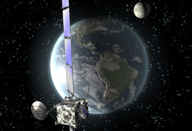 <p>La velocidad de las sondas que sobrevuelan la Tierra para dirigirse a objetivos lejanos varía respecto a los cálculos de los expertos. / ESA/C.Carreau</p>