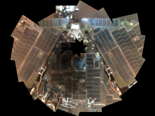 <p>Autorretrato del Opportunity sobre la superficie de Marte. / NASA/JPL-Caltech/Cornell</p>