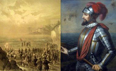 <p>El 29 de septiembre de 1513 Núñez de Balboa toma posesión del que llamó Mar del Sur en nombre de la Corona de Castilla. / Museo Naval</p>