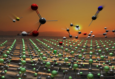 <p>The sunrise of new graphene derivatives is achieved by chemistry of fluorographene. / Credit : Martin Pykal</p>