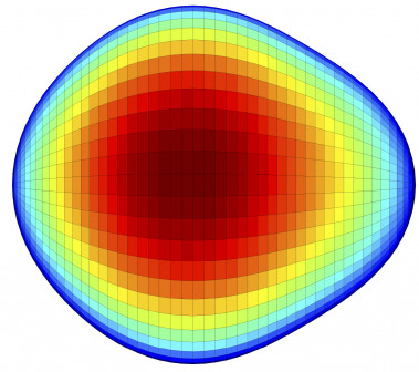 <p>Forma periforme del isótopo de <sup>224</sup>Ra. / CERN</p>