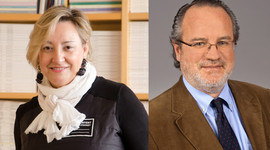 En la imagen, Ángela Nieto y Àlvar Agustí