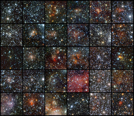 <p>El telescopio VISTA ha encontrado casi un centenar de nuevos cúmulos estelares. Imagen: ESO/J. Borissova.</p>