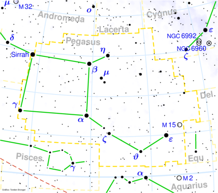 <p>Constelación de Pegaso.</p>