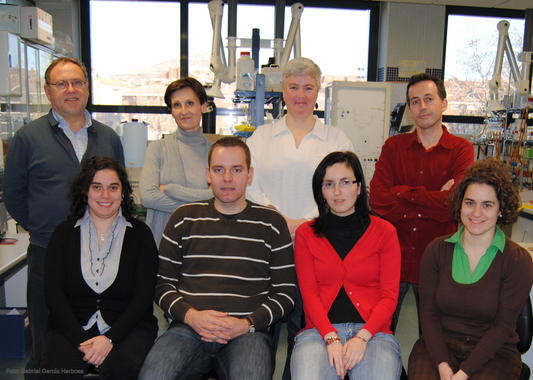 <p>Equipo de investigación de la Universidad de Burgos. Foto: DiCYT.</p>