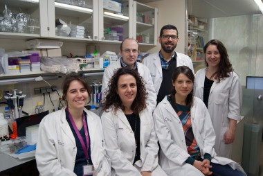 <p>De izquierda a derecha: Annabelle Parent, Celine Perier, Ariadna Recasens, Iria Carballo, Miquel Vila y Jordi Bové. / Ana Belén Callado</p>