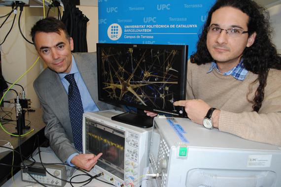 <p>Los investigadores han experimentado con el láser para su estudio. / UPC</p>