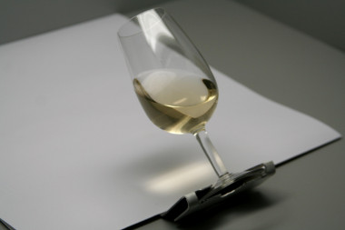 <p>Catavinos empleado en la medición. Foto: UPNA.</p>