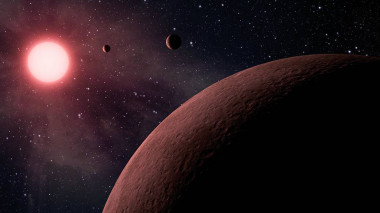<p>Recreación artística similar a lo que podría ser el sistema k2239. / NASA</p>