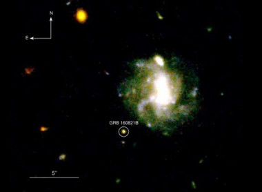 <p>El evento de 2016 observado con el telescopio espacial Hubble. / IAA </p>