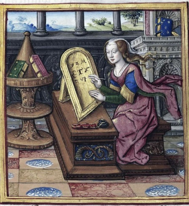 <p>Mujer escribiendo. / British Academy</p>