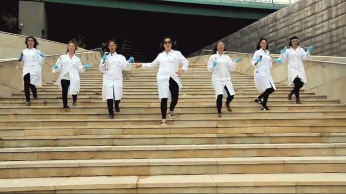 <p>Fotograma del vídeo enviado por Saioa Álvarez. / UPV. </p>