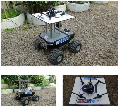 <p>Pareja de robots empleado en los experimentos. / CAR (UPM-CSIC)</p>