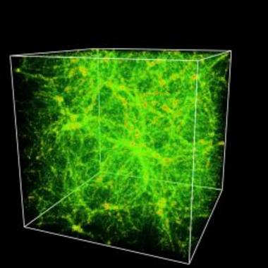 <p>Animación de la materia oscura</p>