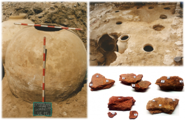 <p>Cerámicas arqueológicas encontradas en el yacimiento de Lekeitio. / Silvia Cajigas</p>