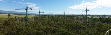 <p>Instalaciones experimentales EucFACE de la Western Sydney University / UCA</p>