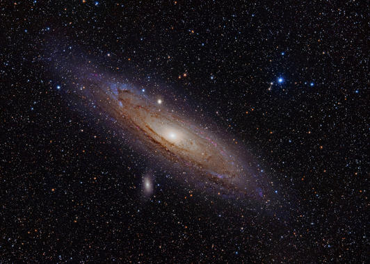 <p>La galaxia de Andrómeda. Imagen: <a href="http://commons.wikimedia.org/wiki/File:Andromeda_Galaxy_(with_h-alpha).jpg" target="_blank">Wikipedia</a></p>